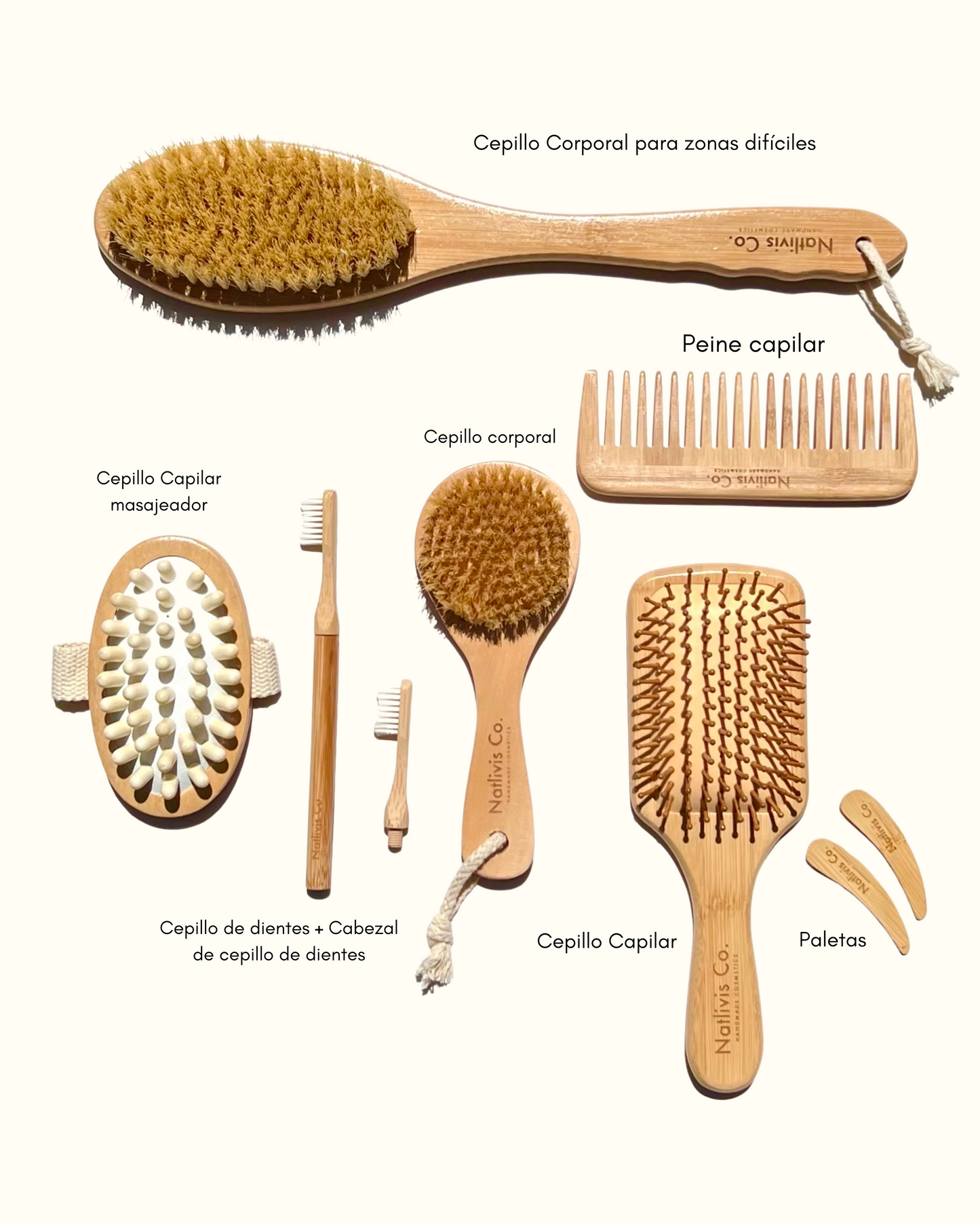 Peine Bamboo - M