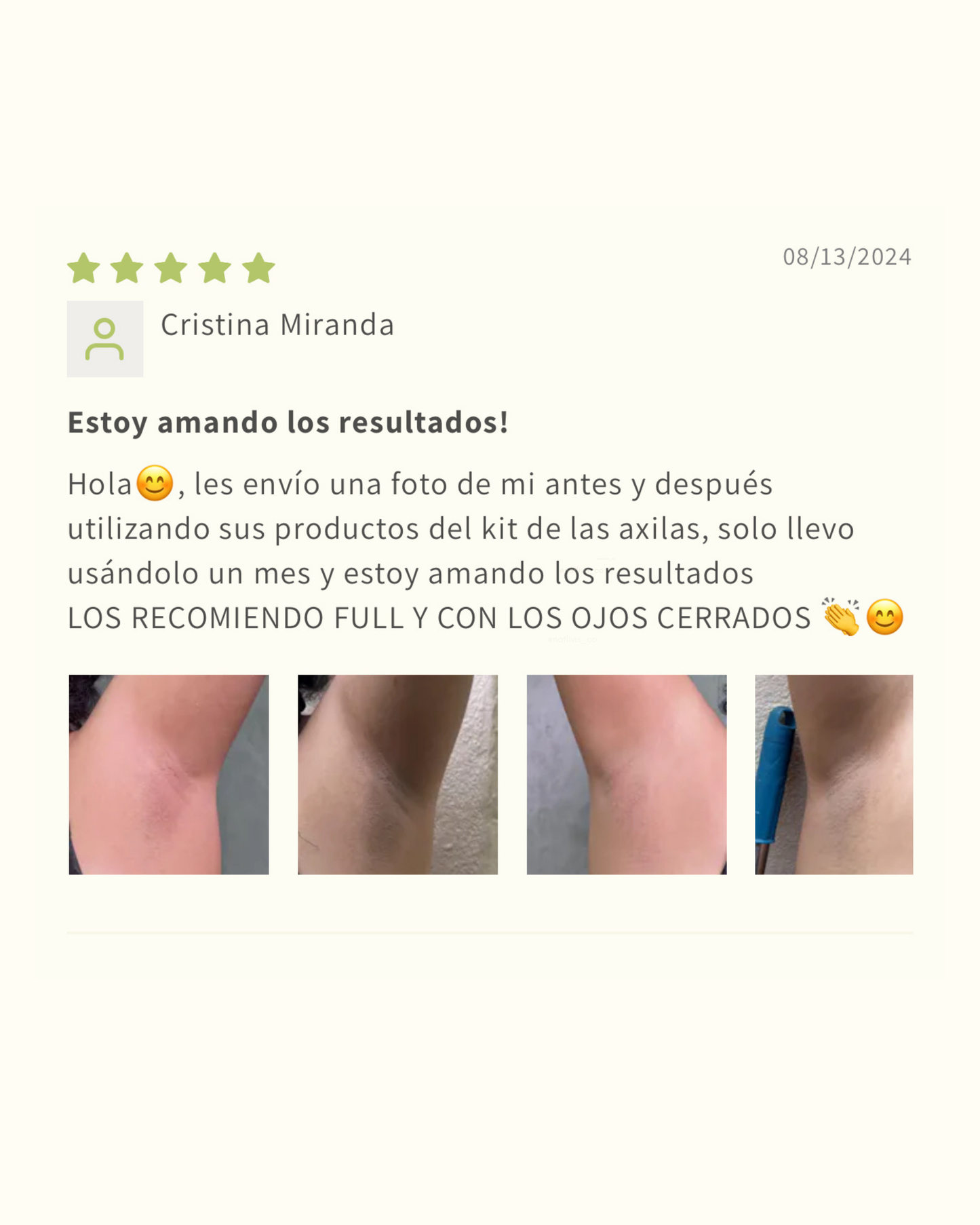Rutina para Axilas